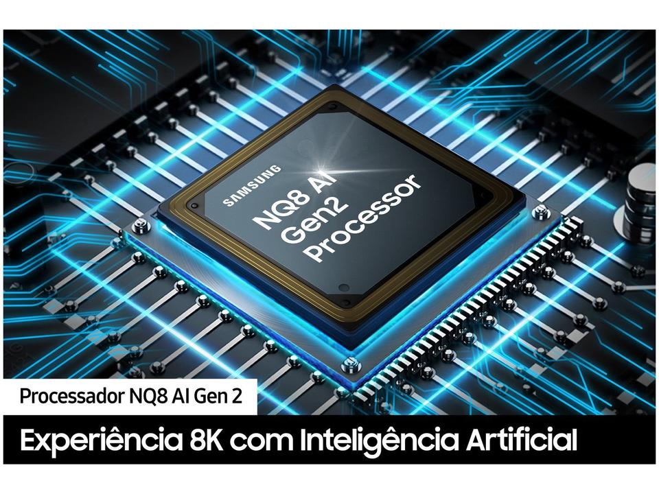 Smart TV 65" 8K MINI LED Neo QLED Samsung AI TV QN65QN800 VA 120Hz Wi-Fi Alexa 4 HDMI 3USB - 6