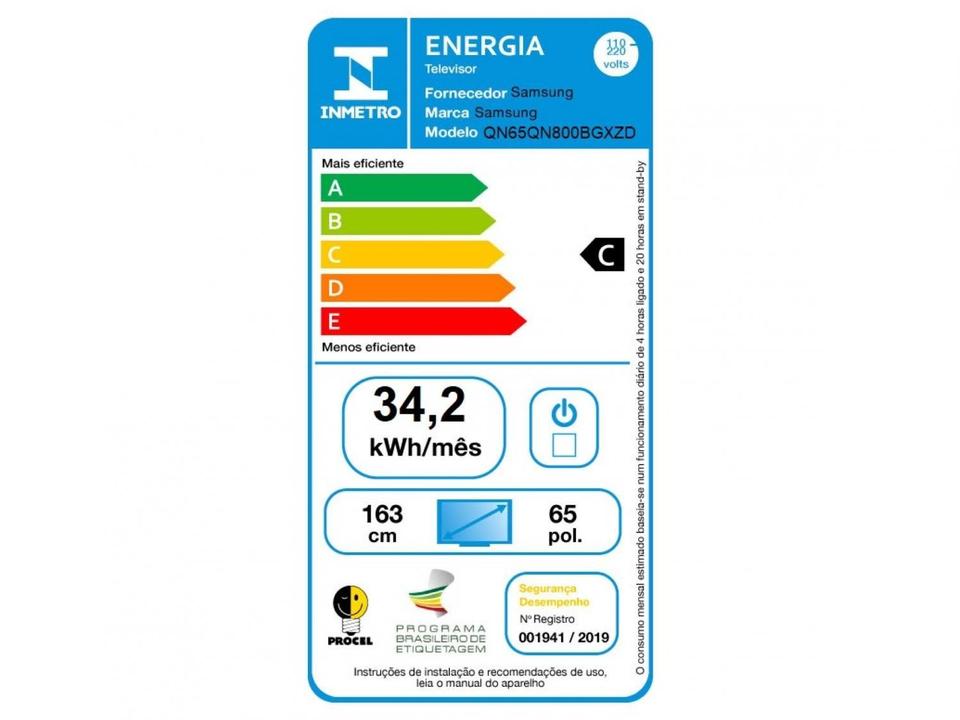 Smart TV 65” 8K Neo QLED Samsung QN65QN800B - 12