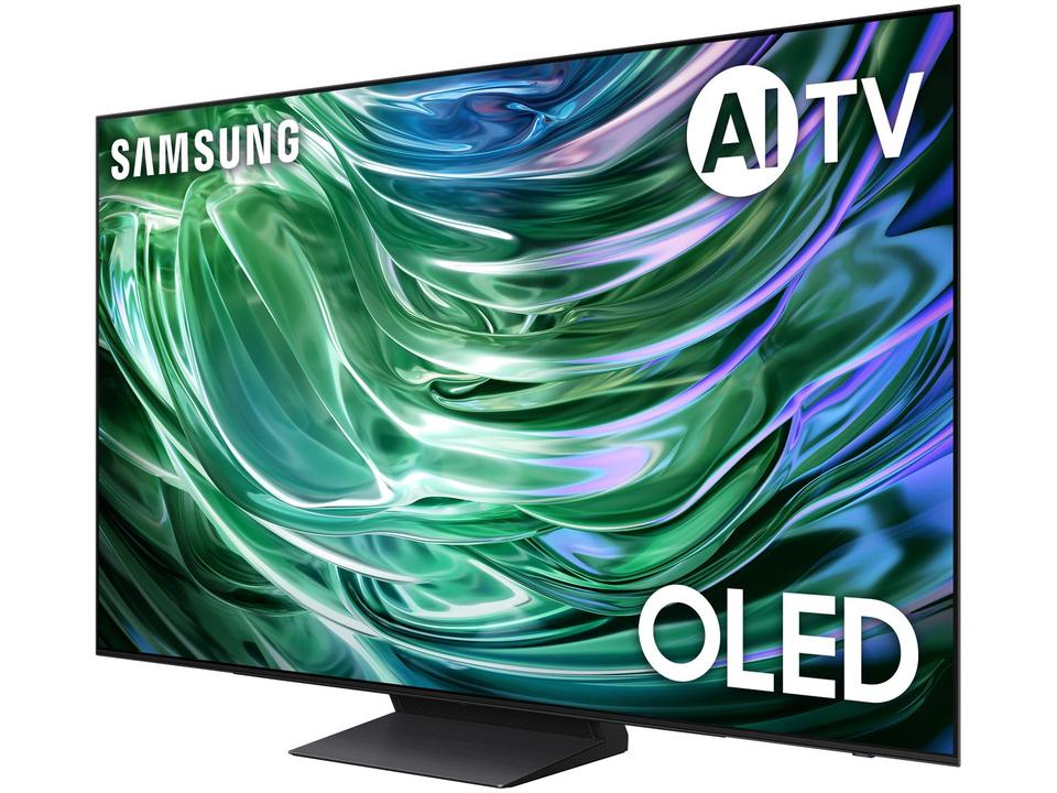 Smart TV 65" Samsung 4K UHD OLED Big TV QN65S90DAEXZD 120Hz Tizen com Alexa e Bixby 4 HDMI 2 USB-A - 10