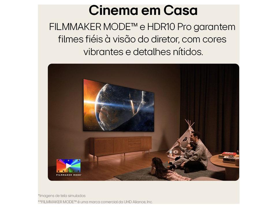 Smart TV 70" 4K LG Ultra HD 70UT8050 com Processador a5 Ger7 AI, Alexa/Chromecast integrado, Otimizador de Jogos, webOS 24 e Controle Smart Magic - 8