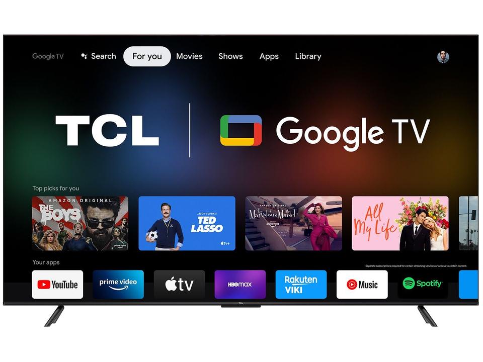 Smart TV 75” 4K LED TCL 75P735 VA 60Hz Hands - 3