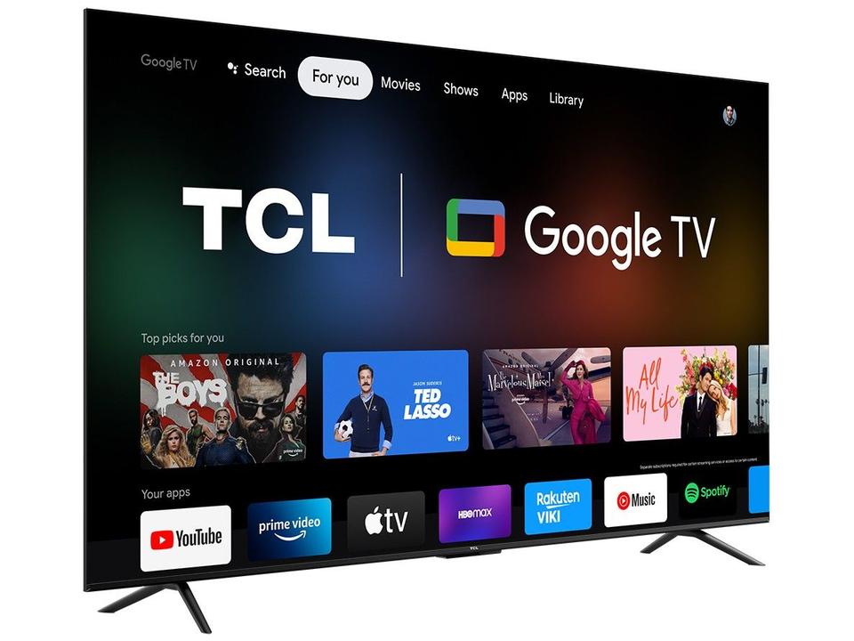 Smart TV 75” 4K LED TCL 75P735 VA 60Hz Hands - 4