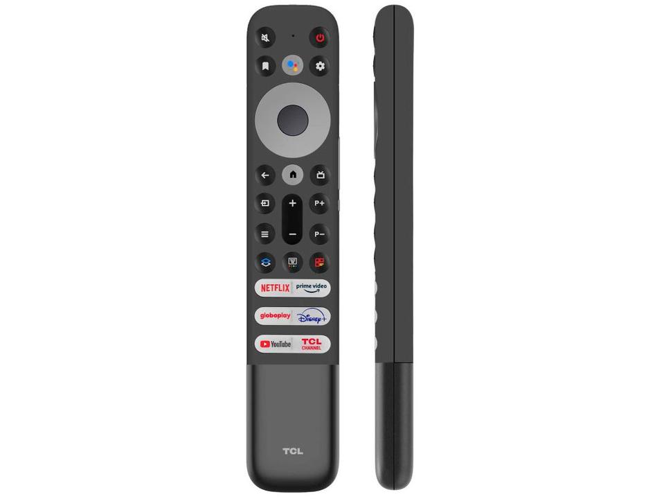 Smart TV 75” 4K QLED Mini LED TCL 75C845 - 120Hz Wi-Fi Bluetooth Google Assistente 4 HDMI - 6