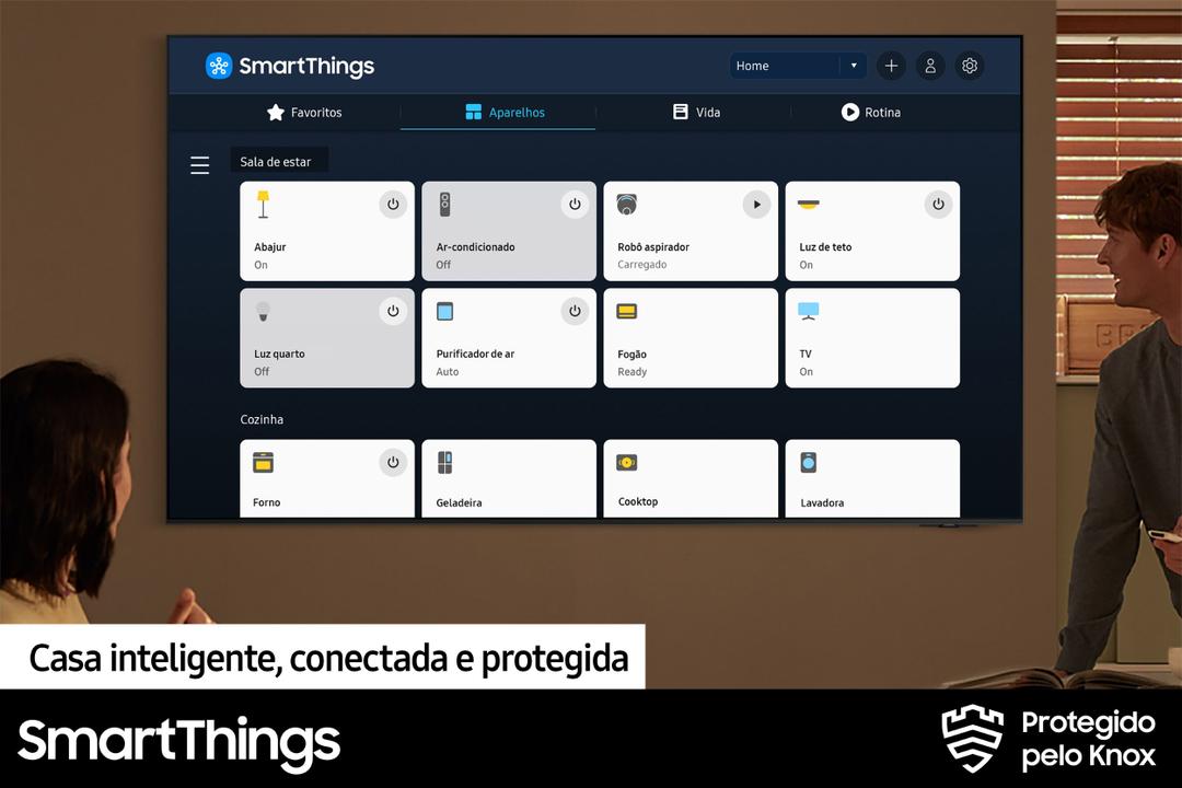 Smart TV 75" 4K UHD QLED SAMSUNG 75Q60DA Wi-Fi - 7