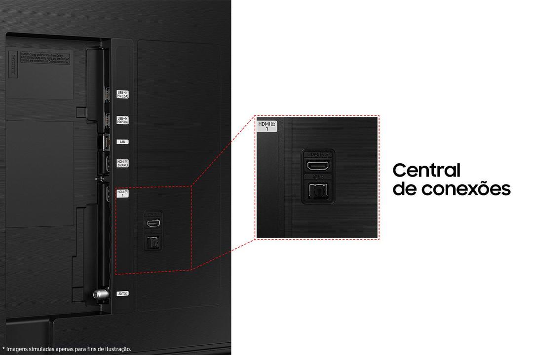 Smart TV 75" 4K UHD QLED SAMSUNG 75Q60DA Wi-Fi - 9