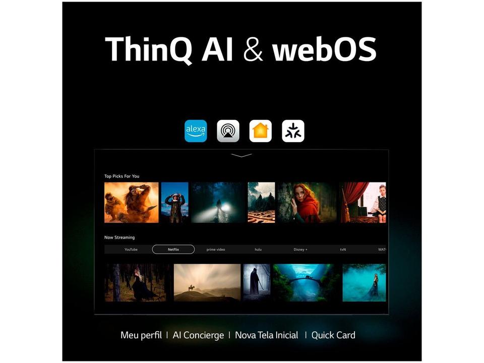 Smart TV 75” 4K UHD QNED LG 75QNED80 120Hz - 8