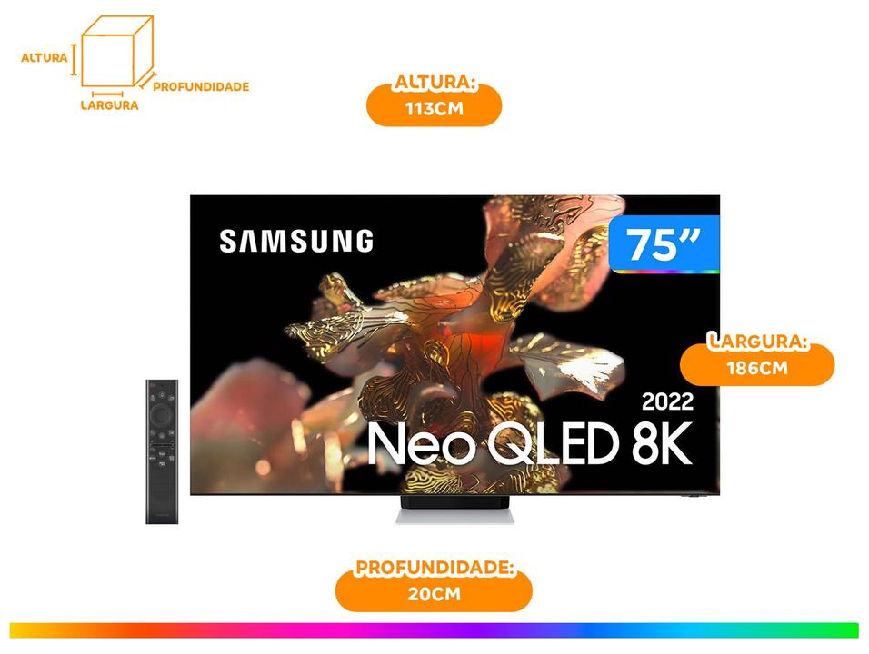 Smart TV 75” 8K Neo QLED Samsung QN75QN900B - 13