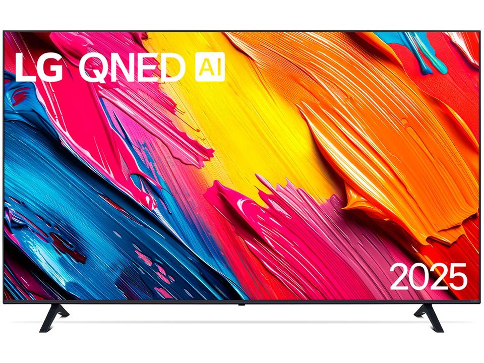 Smart TV 75" LG 4K QNED 75QNED70ASA WebOS 25 a7 AI Processor 4K Gen8 Alexa 3 HDMI 2 USB - 1