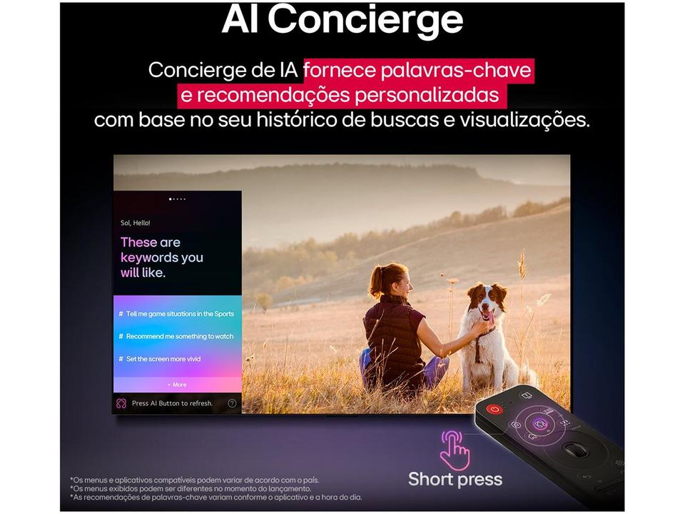 Smart TV 75" LG 4K Ultra HD NanoCell 75NANO80ASA webOS 25 2025 - 2