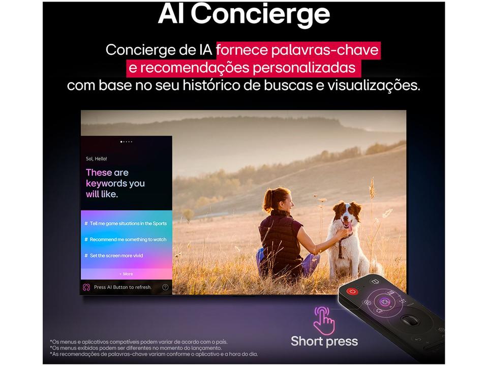 Smart TV 75" LG 4K Ultra HD NanoCell 75NANO80ASA webOS 25 2025 - 2