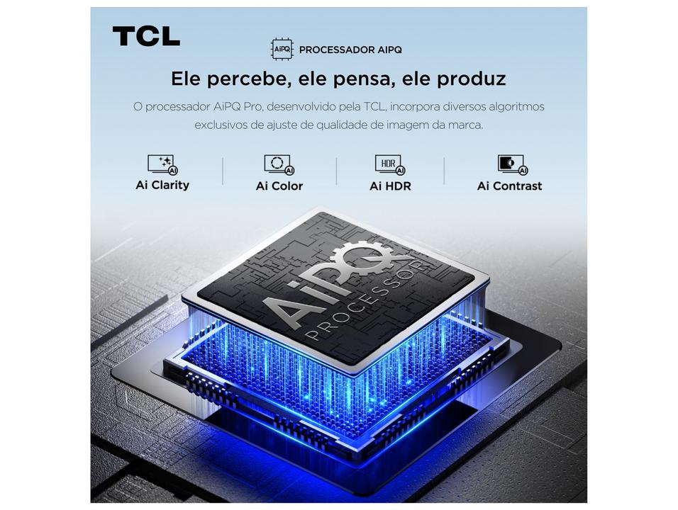 Smart TV 75" TCL 4K UHD LED HVA Google TV 75P6K 2025 - 3