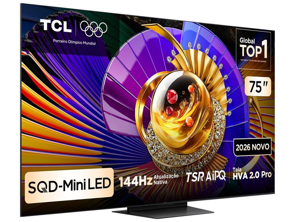 Smart TV 75" TCL 4K UHD SQD-Mini LED 75C7L Google TV 2026 - 10