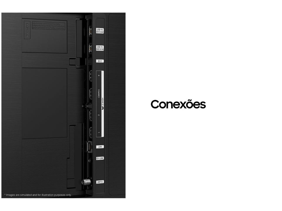 Smart TV 75” Ultra HD 4K Neo QLED Samsung QN75QN85CA 120Hz Wi-Fi Bluetoot - 7