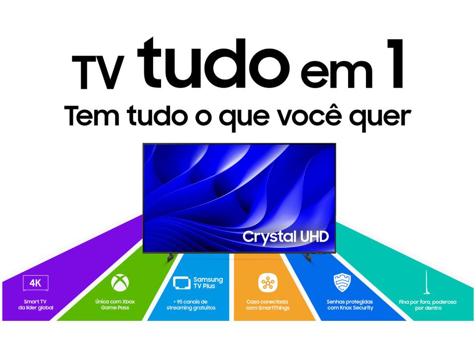 Smart TV 85” 4K UHD LED Samsung Crystal 85DU8000 - 3