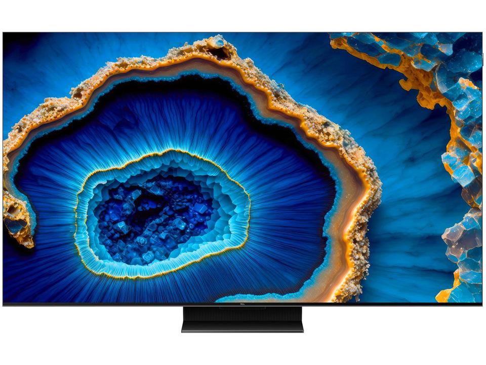 Smart TV 85" 4K UHD QLED Mini LED TCL 85C755 120Hz Wi-Fi Bluetooth 4 HDMI 2 USB - 5