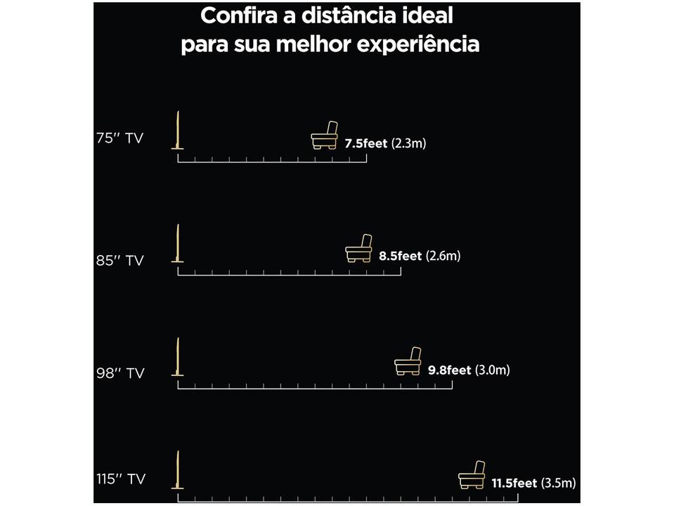 Smart TV 85” 4K UHD QLED TCL 85C655 Wi-Fi - 8