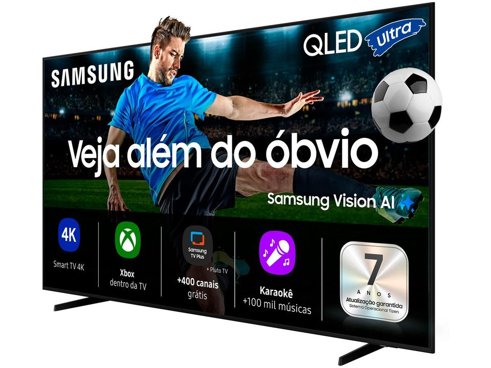 Smart TV 85" Samsung Ultra 4K QLED QN85Q7FAAGXZD Tizen Q4 AI 3 HDMI - 3
