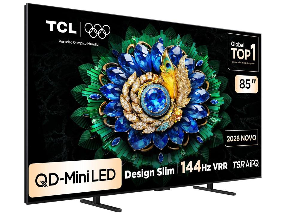 Smart TV 85" TCL 4K UHD Mini LED 85A400M Google TV 2026 - 7