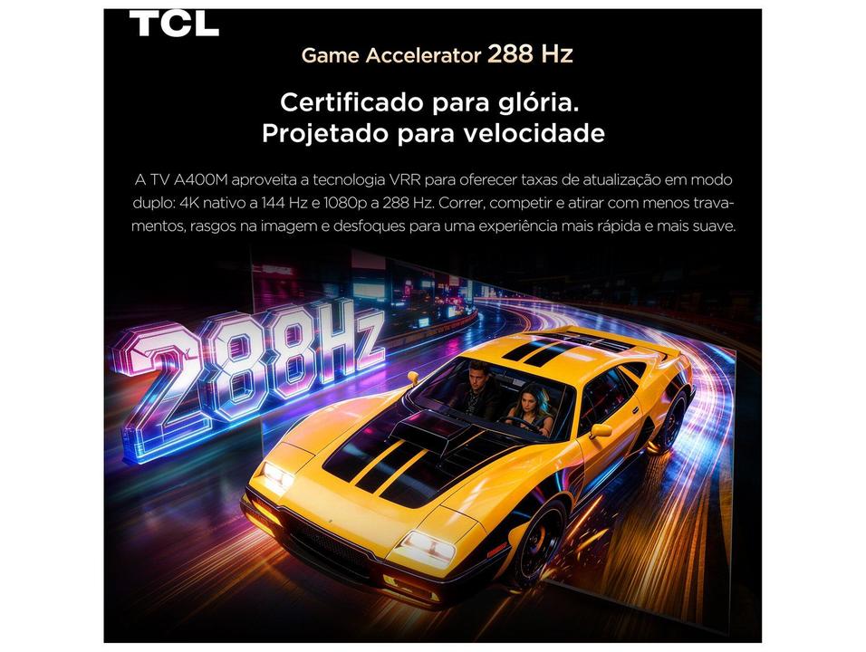 Smart TV 85" TCL 4K UHD Mini LED 85A400M Google TV 2026 - 3