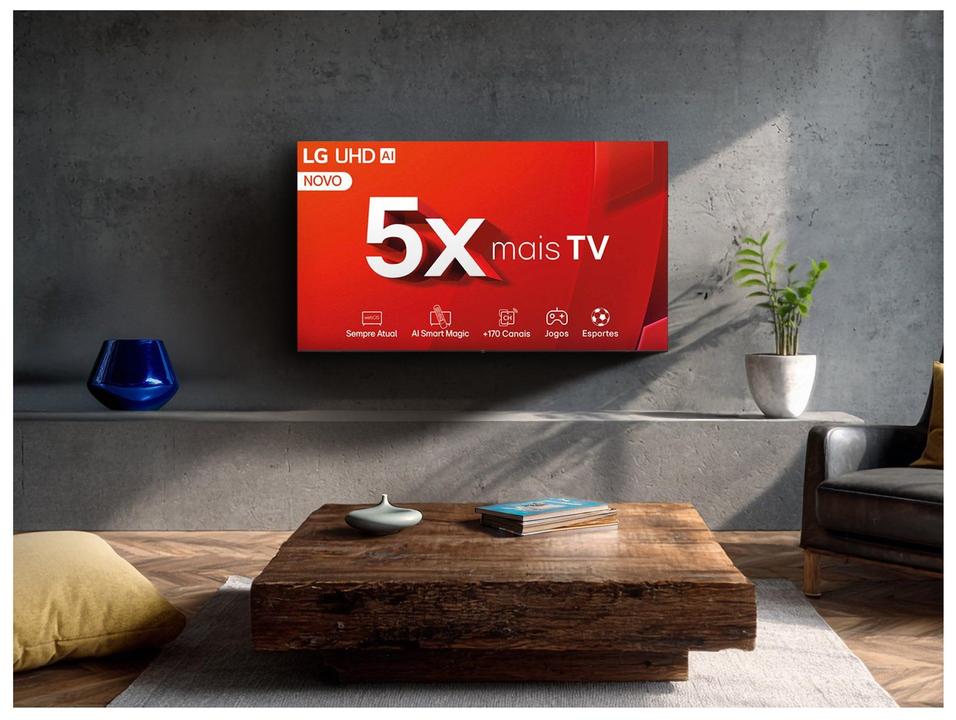 Smart TV 86" 4K LG Ultra HD 86UT8050 com Processador a5 Ger7 AI, Alexa/Chromecast integrado, Otimizador de Jogos, webOS 24 e Controle Smart Magic - 2