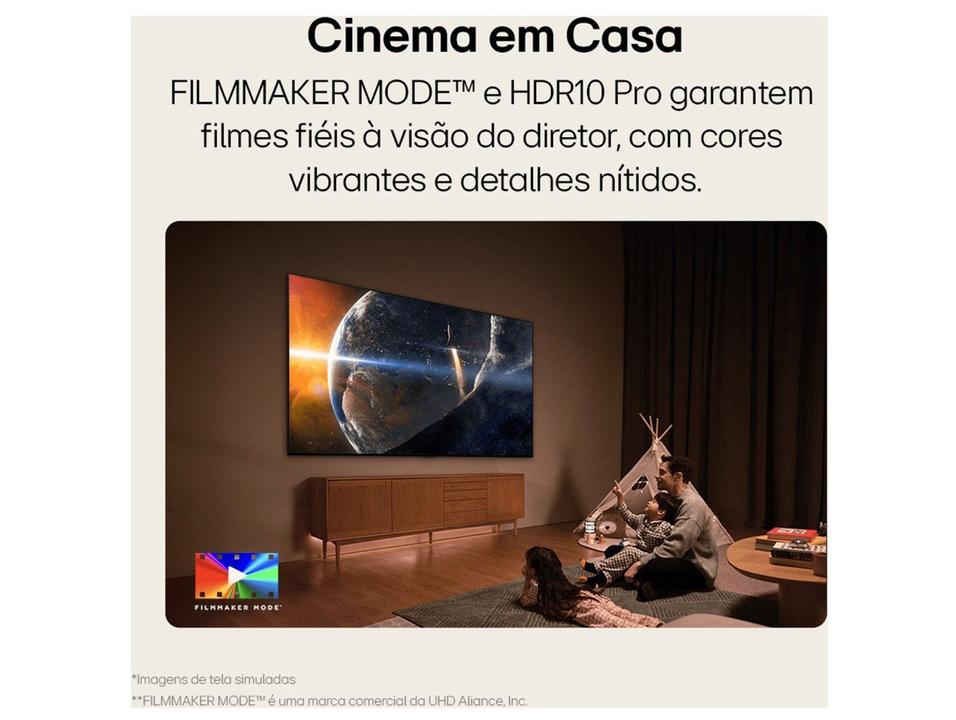 Smart TV 86" 4K LG Ultra HD 86UT8050 com Processador a5 Ger7 AI, Alexa/Chromecast integrado, Otimizador de Jogos, webOS 24 e Controle Smart Magic - 8