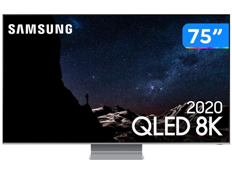 Smart TV 8K QLED 75” Samsung 75Q800TA - Wi-Fi Bluetooth HDR 4 HDMI 2 USB