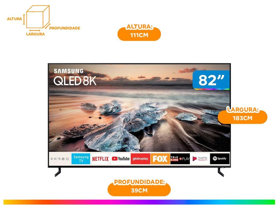 Smart TV 8K QLED 82” Samsung QN82Q900RBGXZ - 4