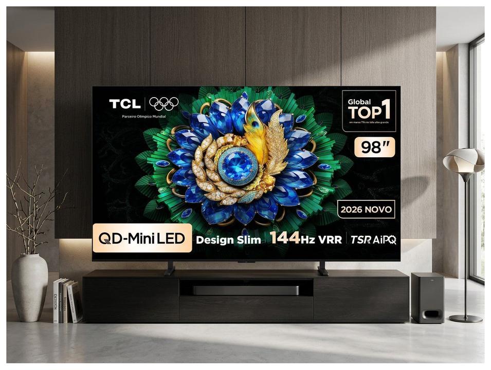 Smart TV 98" TCL 4K UHD QD-Mini LED 98A400M Google TV 2026 - 7