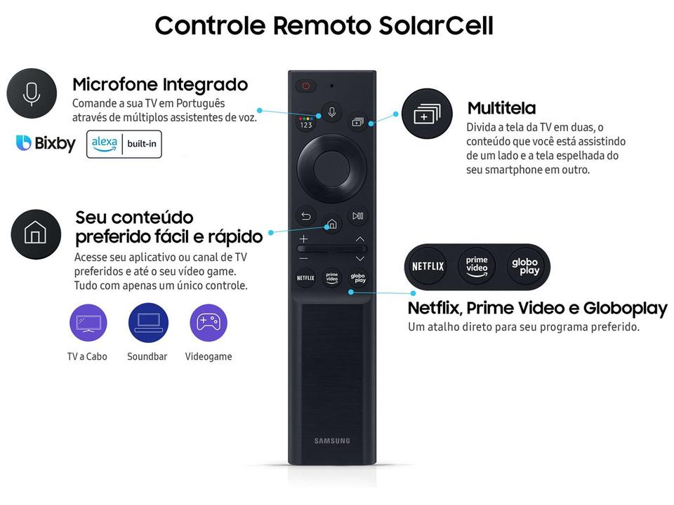 Smart TV Ultra HD 4K Neo QLED 55” Samsung Neo - 8