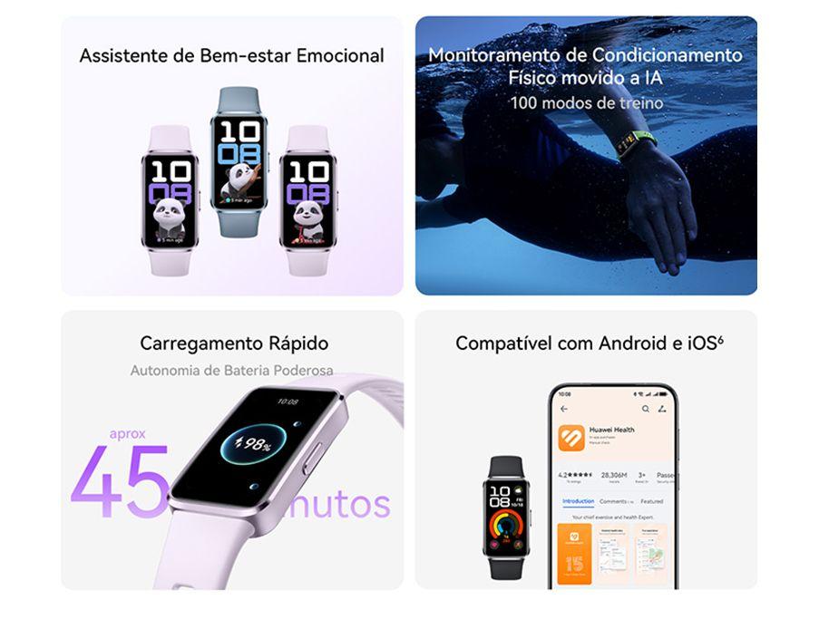 Smartband Huawei Band 10 Rosa - 2