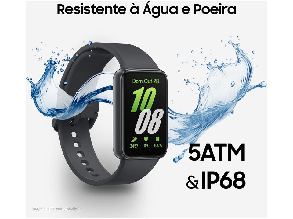 Smartband Samsung Galaxy Fit3 Grafite - 6