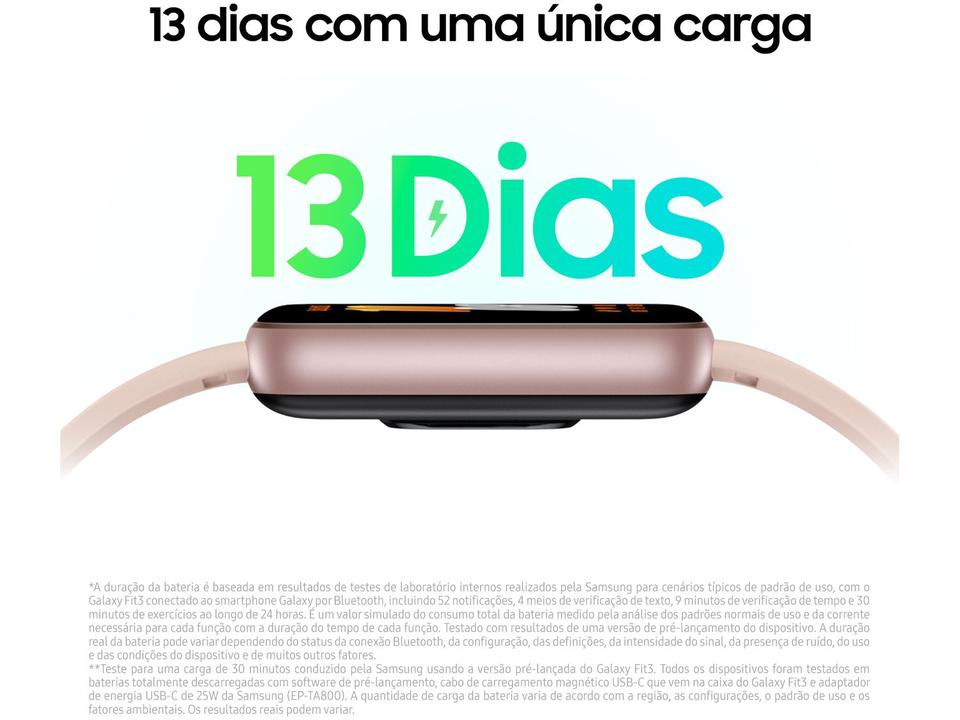Smartband Samsung Galaxy Fit3 Rosé - 2