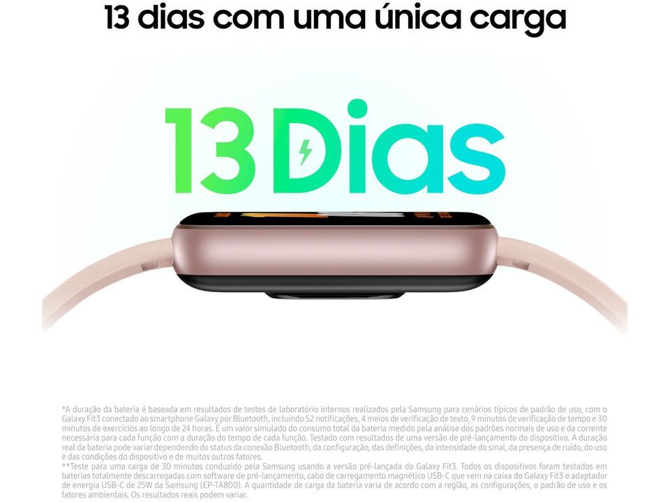 Smartband Samsung Galaxy Fit3 Rosé - 2