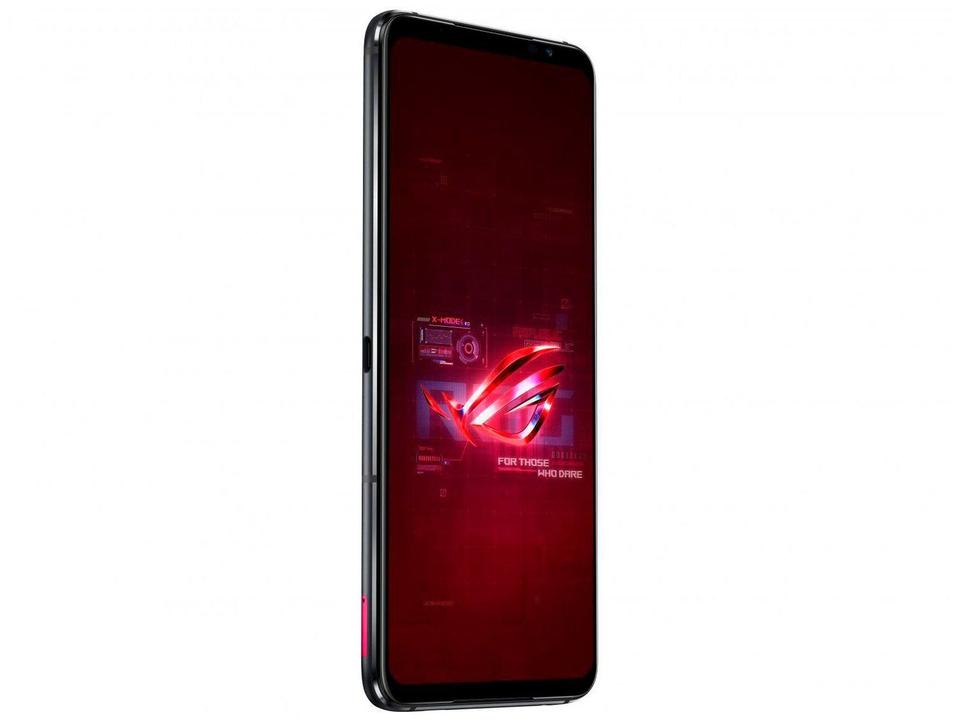 Smartphone Asus Rog Phone 6 256GB Black 5G Snapdragon SM8475 8GB RAM 6,78” Câm. Tripla + Selfie 12M - 5