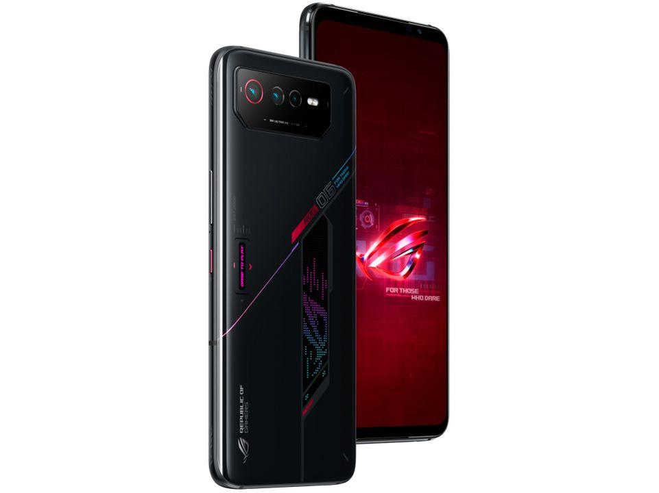 Smartphone Asus Rog Phone 6 256GB Black 5G Snapdragon SM8475 8GB RAM 6,78” Câm. Tripla + Selfie 12MP - 6