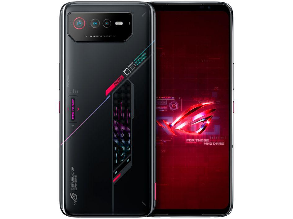 Smartphone Asus Rog Phone 6 256GB Black 5G Snapdragon SM8475 8GB RAM 6,78” Câm. Tripla + Selfie 12MP - 10