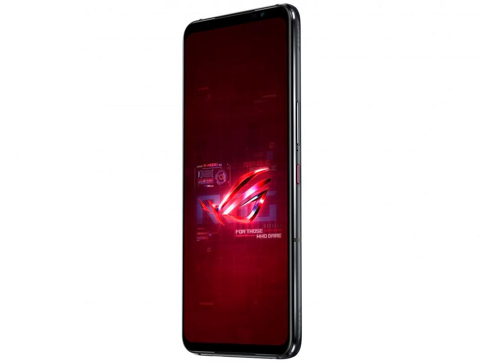 Smartphone Asus Rog Phone 6 256GB Black 5G Snapdragon SM8475 8GB RAM 6,78” Câm. Tripla + Selfie 12MP - 5