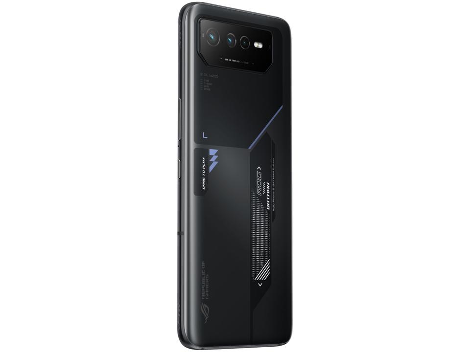 Smartphone Asus Rog Phone 6 Batman Edition 256GB Preto 5G Snapdragon 8+ Gen 1 12GB RAM 6,78" Câm. Tripla + Selfie 12MP Dual Chip - 9