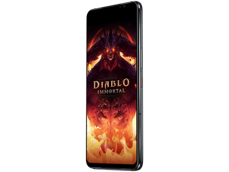 Smartphone Asus Rog Phone 6 Diablo Immortal Edition 512GB Preto 5G Snapdragon 8+ Gen 16GB RAM 6,78" Câm. Tripla + Selfie 12MP Dual Chip - 4