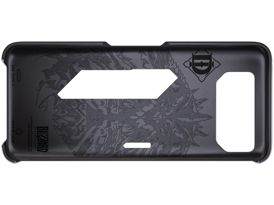 Smartphone Asus Rog Phone 6 Diablo Immortal Edition 512GB Preto 5G Snapdragon 8+ Gen 16GB RAM 6,78" Câm. Tripla + Selfie 12MP Dual Chip - 17