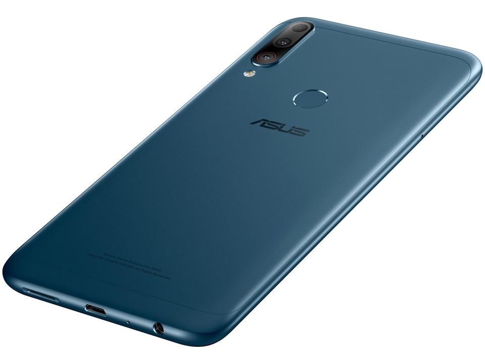 Smartphone Asus ZenFone Shot Plus 64GB Azul 4G - Octa-Core 4GB RAM 6,26” Câm. Tripla + Selfie 8MP - 16