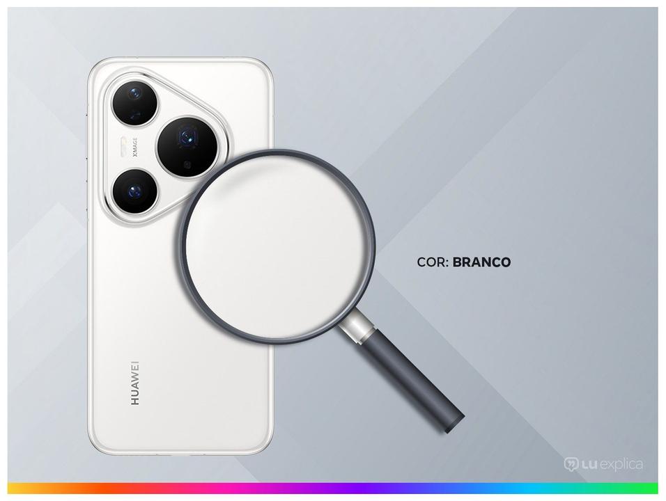 Smartphone Huawei Pura?80?Pro 512GB 12GB RAM Branco Câm. Quádrupla + Selfie 13MP - 2