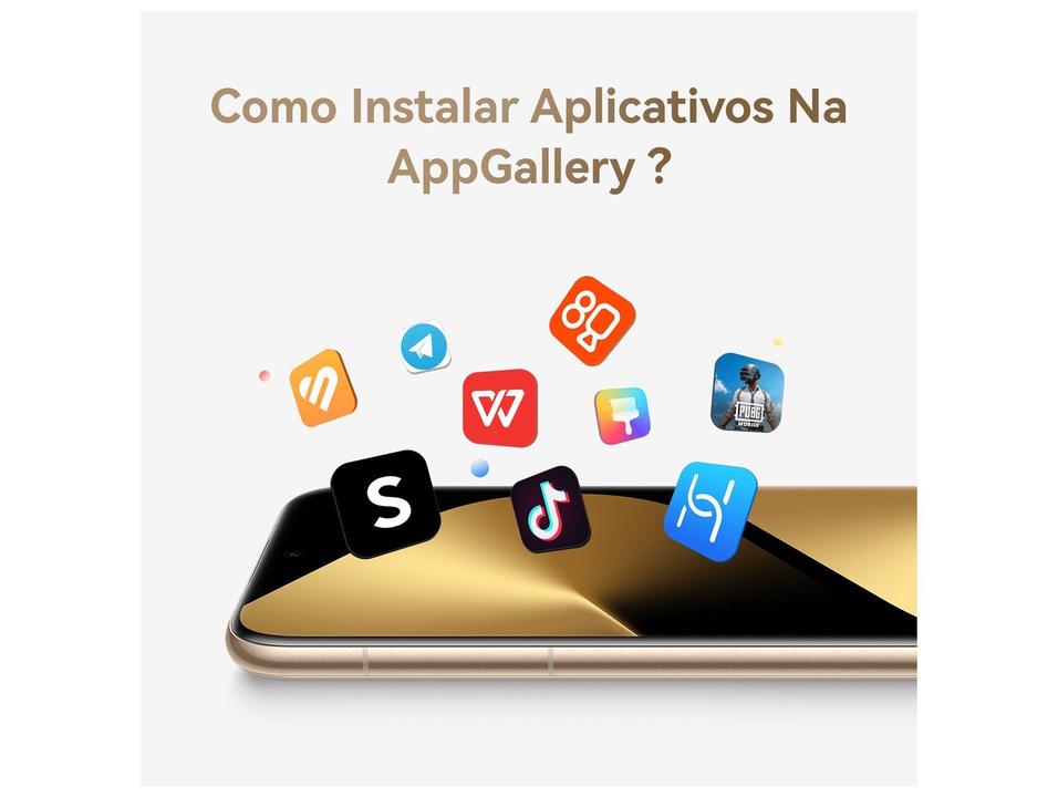 Smartphone Huawei Pura?80?Ultra 512GB 16GB RAM Dourado 6,8" Câm Quádrupla + Selfie 13MP - 10