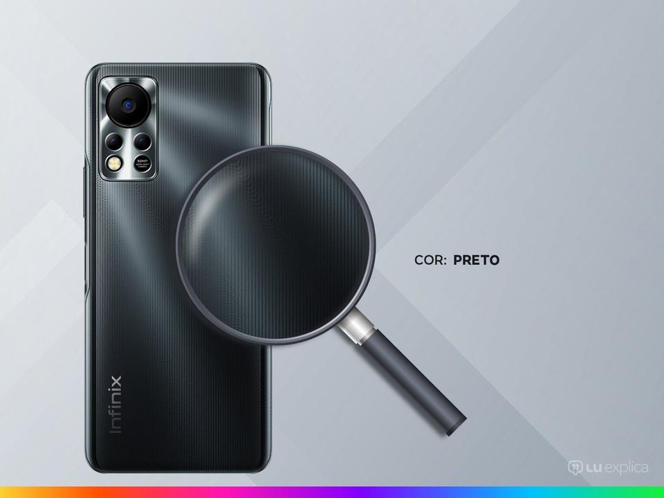 Smartphone Infinix Hot 11S 128GB Preto 4G 6GB RAM 6,78” Câm. Tripla + Selfie 8M - 2