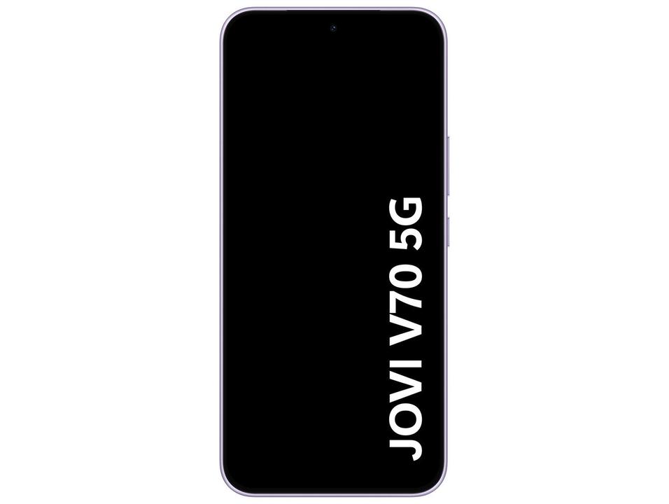 Smartphone Jovi V70 256GB 5G 8GB RAM Lilás Boreal 6,83" Cam. Dupla + Selfie 32MP - 4