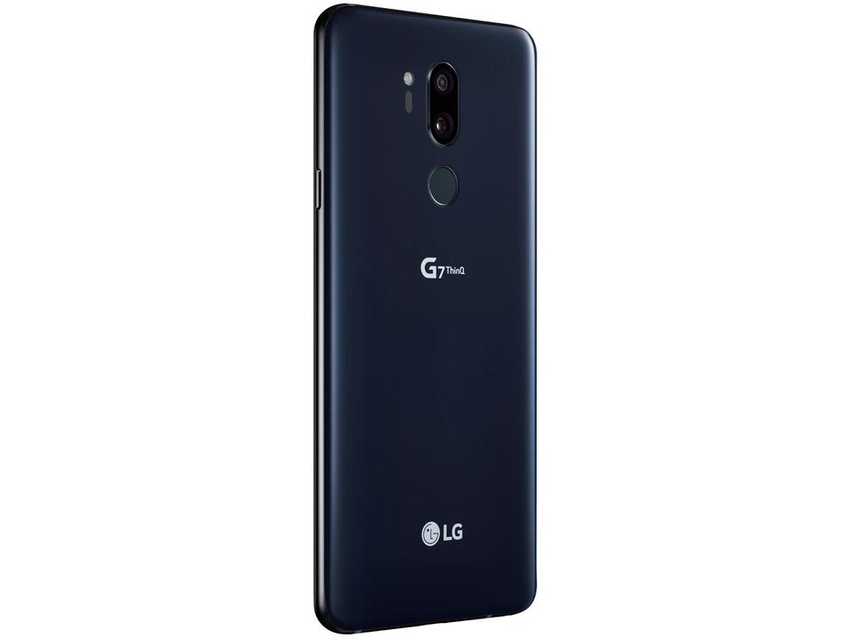 Smartphone LG G7 ThinQ 64GB Preto 4G Octa Core - 4GB RAM Tela 6,1” Câm. Dupla + Câm. Selfie 8MP - 10