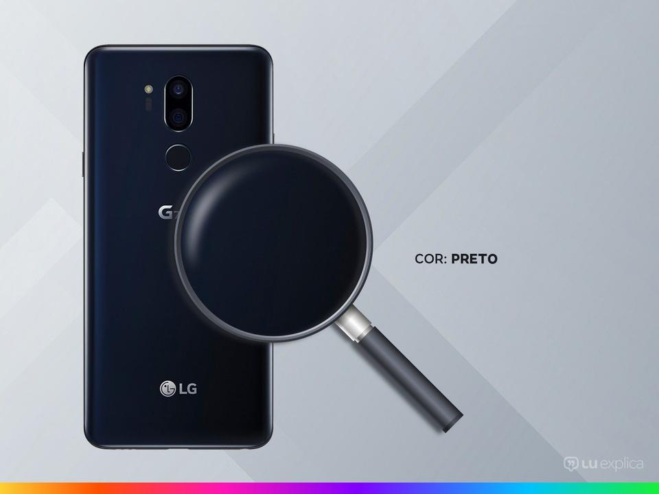 Smartphone LG G7 ThinQ 64GB Preto 4G Octa Core - 4GB RAM Tela 6,1” Câm. Dupla + Câm. Selfie 8MP - 2