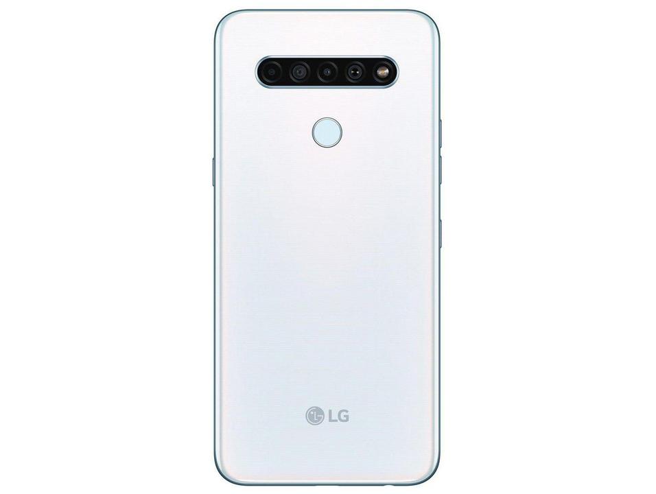 Smartphone LG K61 128GB Branco 4G Octa-Core - 4GB RAM 6,53” Câm. Quádrupla + Selfie 16M - 9