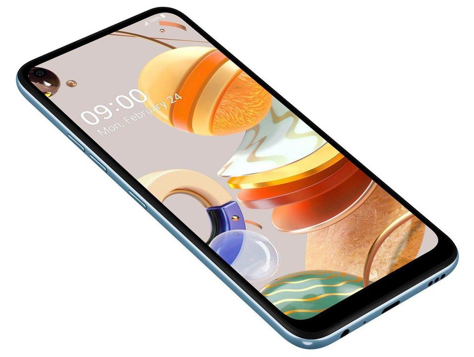 Smartphone LG K61 128GB Branco 4G Octa-Core - 4GB RAM 6,53” Câm. Quádrupla + Selfie 16M - 15