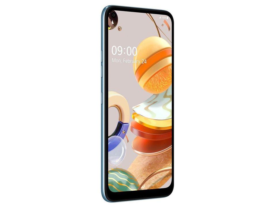 Smartphone LG K61 128GB Branco 4G Octa-Core - 4GB RAM 6,53” Câm. Quádrupla + Selfie 16M - 13